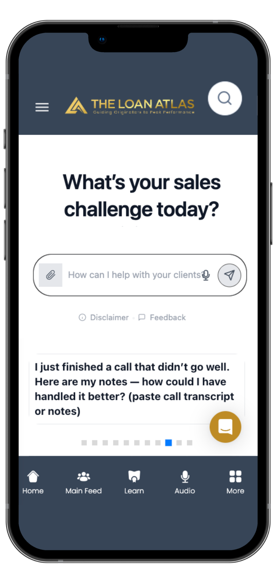 AI Sales & Scripting Coach on mobile