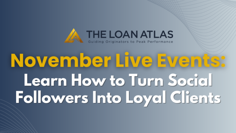 November Live Events: Learn How to Turn Social Followers Into Loyal Clients